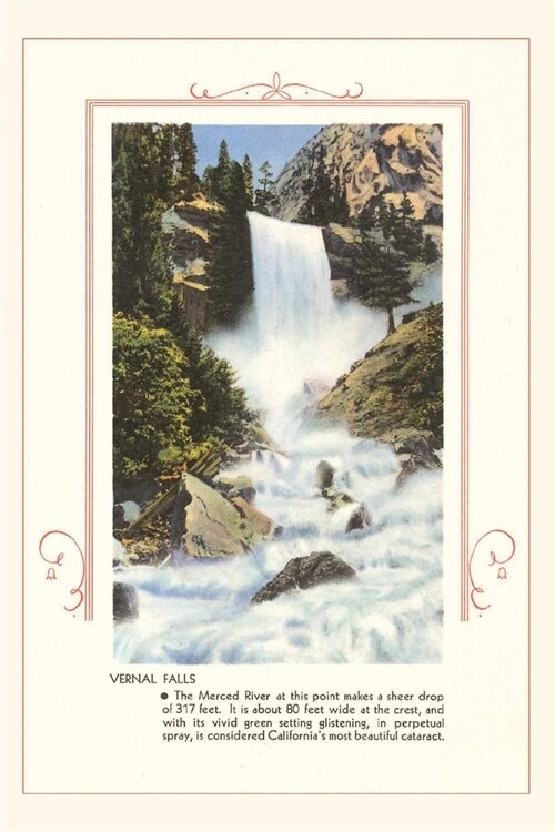 The Vintage Journal Vernal Falls, Yosemite (Paperback)