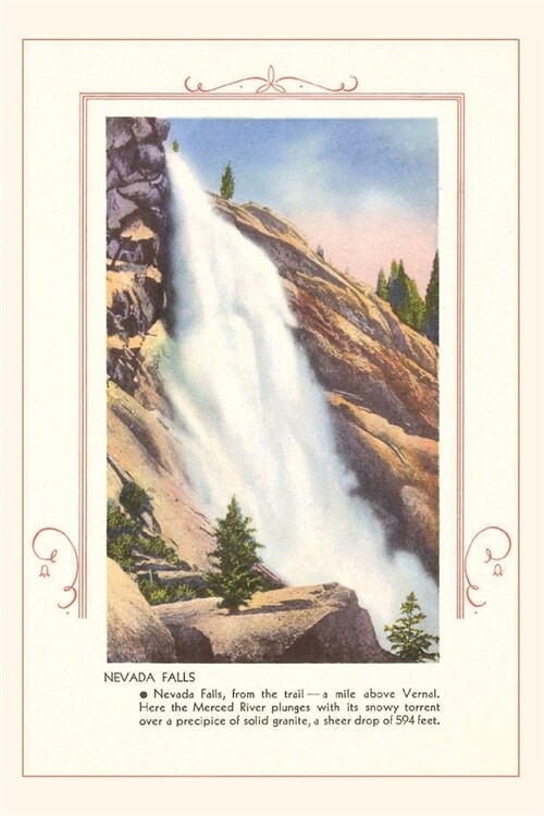 The Vintage Journal Nevada Falls, Yosemite (Paperback)