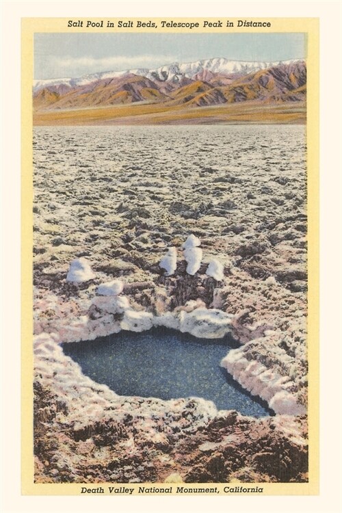 The Vintage Journal Salt Pool, Death Valley (Paperback)