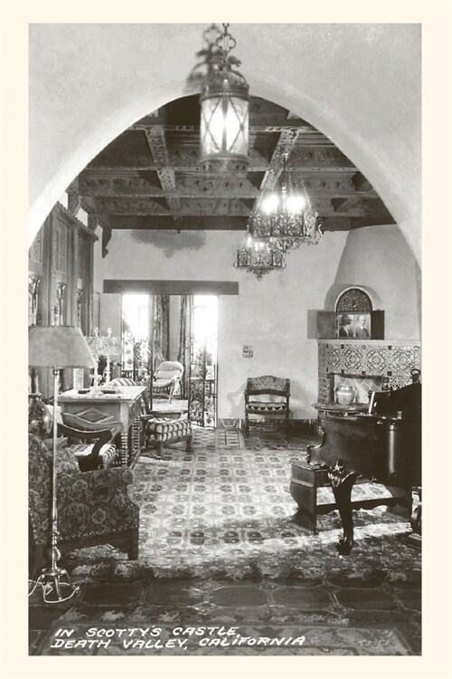 The Vintage Journal Interior, Scottys Castle, Death Valley (Paperback)