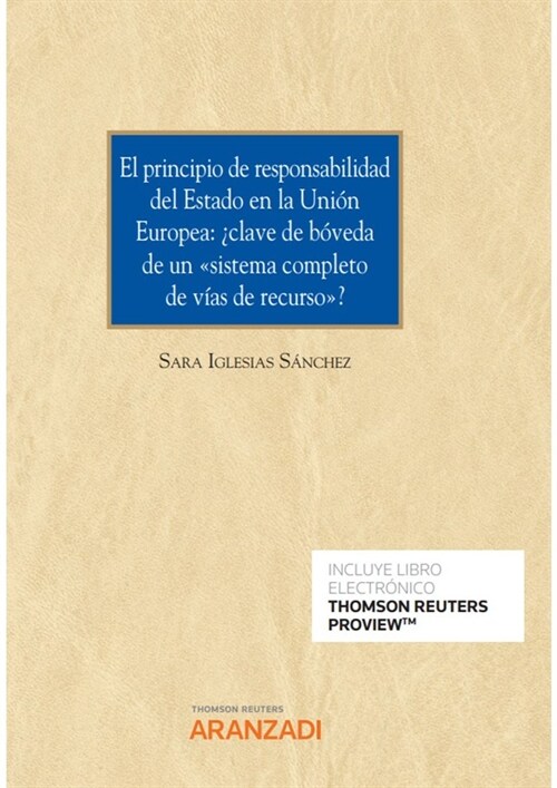 EL PRINCIPIO DE RESPONSABILIDAD DEL ESTADO EN LA UNION EUROP (DH)