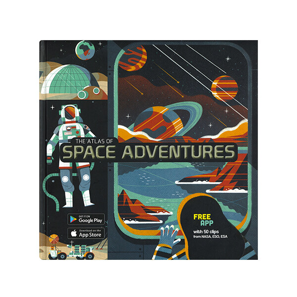 The Atlas of Space Adventures (+Free App with 50 Video Clips) (Hardcover)