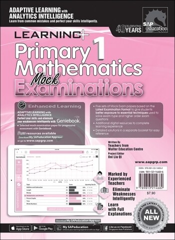 LEARNING+ Primary 1 Mathematics Mock Examinations