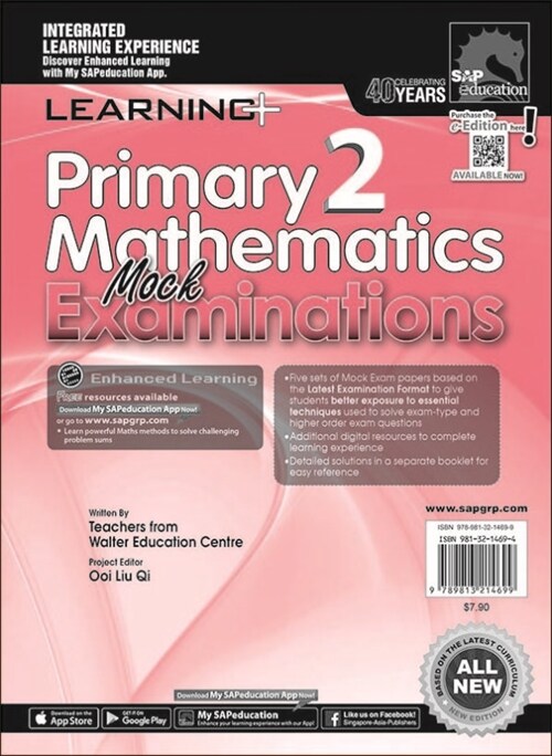LEARNING+ Primary 2 Mathematics Mock Examinations