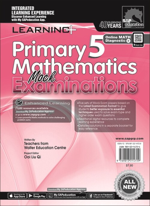 LEARNING+ Primary 5 Mathematics Mock Examinations