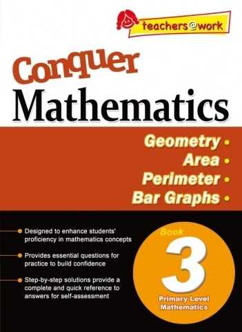 Conquer Mathematics Geometry . Area . Perimeter . Bar Graphs Workbook 3