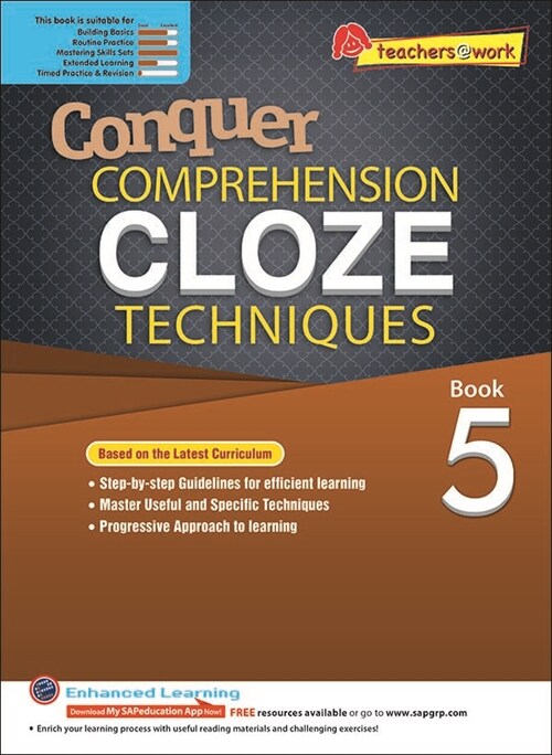 Conquer COMPREHENSION CLOZE TECHNIQUES Book 5