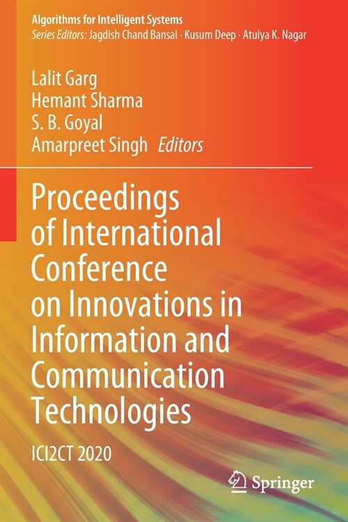Proceedings of International Conference on Innovations in Information and Communication Technologies: Ici2ct 2020 (Paperback)