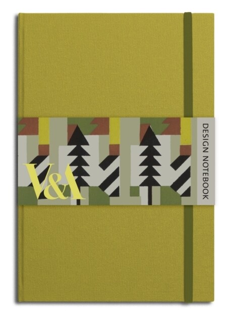 V&A Design Notebook : Victorian chartreuse (Notebook / Blank book)