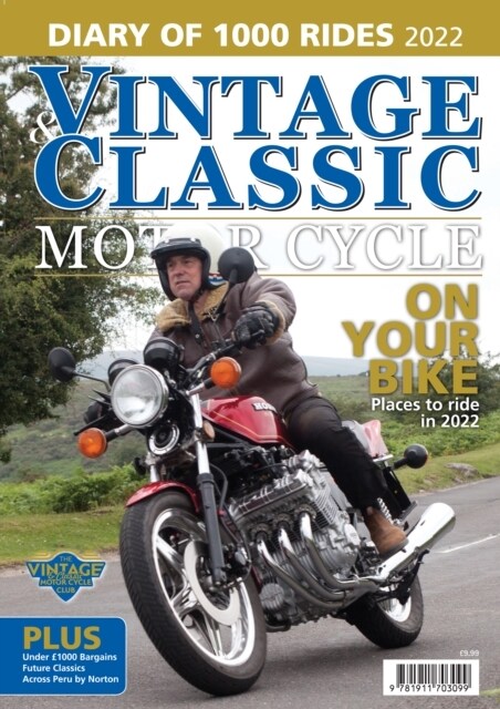 Vintage & Classic Motorcycle: Diary of 1000 Rides 2022 (Paperback)