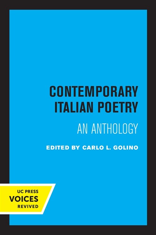 Contemporary Italian Poetry: An Anthology (Paperback)
