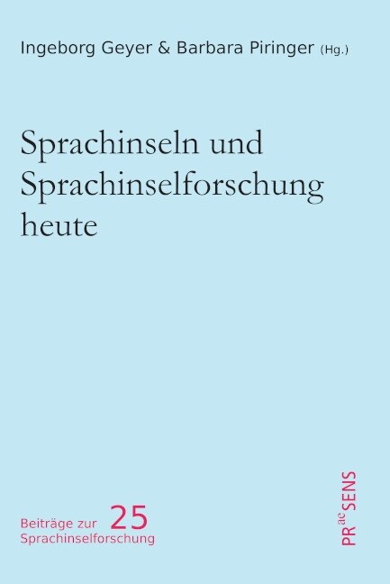 Sprachinseln und Sprachinselforschung heute (Paperback)