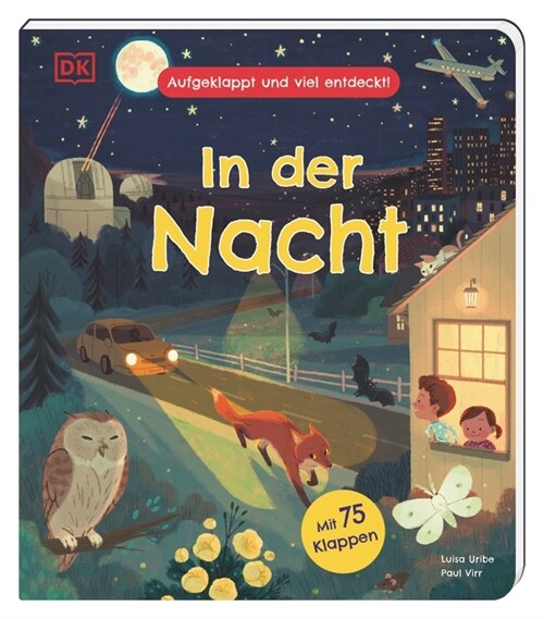 Aufgeklappt und viel entdeckt! In der Nacht (Board Book)