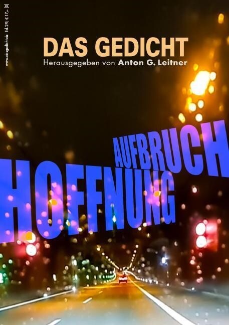 Das Gedicht. Zeitschrift /Jahrbuch fur Lyrik, Essay und Kritik / Hoffnung & Aufbruch (Paperback)