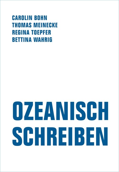 Ozeanisch Schreiben (Paperback)