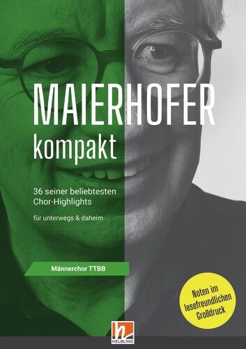 Maierhofer kompakt TTBB - Großdruck (Sheet Music)
