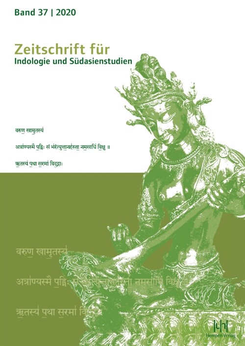 Zeitschrift fur Indologie und Sudasienstudien, Band 37 (2020) (Paperback)