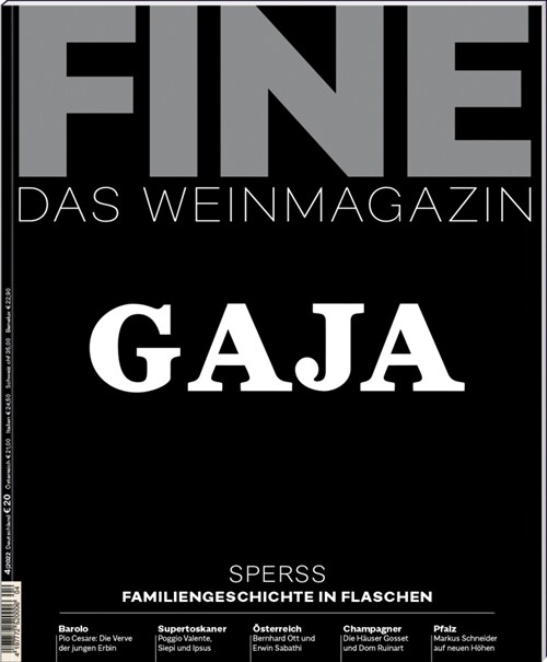 FINE Das Weinmagazin 04/2022 (Paperback)