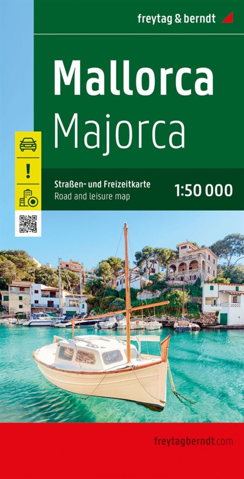 Mallorca, Straßenkarte 1:50.000, freytag & berndt (Sheet Map)