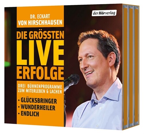 Die großten LIVE-Erfolge, 3 Audio-CD (CD-Audio)