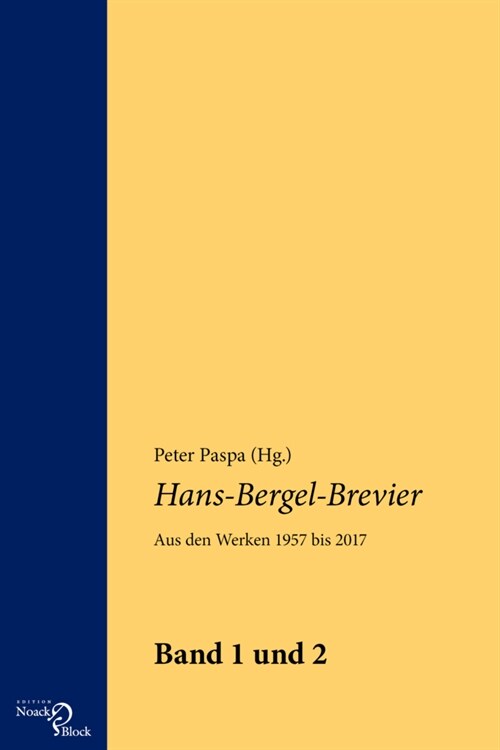 Hans-Bergel-Brevier - Band 1 und 2 (Paperback)