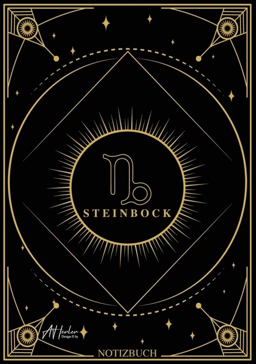 Edles Notizbuch Sternzeichen Steinbock | Designed by Alfred Herler (Paperback)