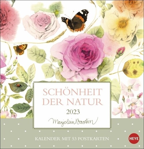 Marjolein Bastin: Schonheit der Natur Premium-Postkartenkalender 2023 (Calendar)