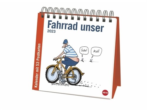 Butschkow: Fahrrad unser Premium-Postkartenkalender 2023 (Calendar)