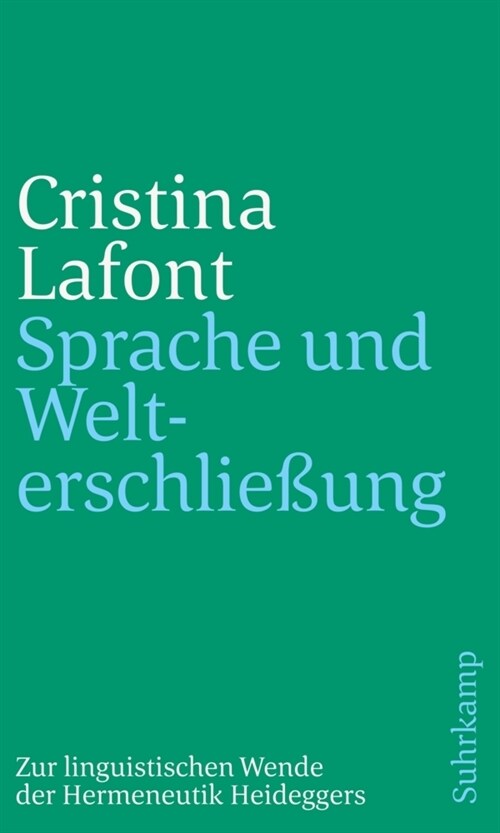 Sprache und Welterschließung (Paperback)