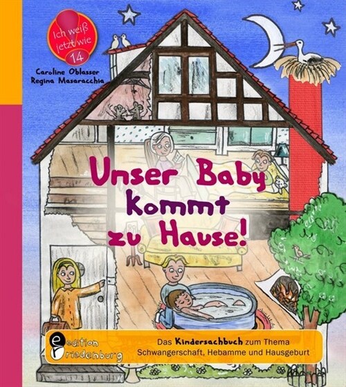 Unser Baby kommt zu Hause! Das Kindersachbuch zum Thema Schwangerschaft, Hebamme und Hausgeburt (Paperback)