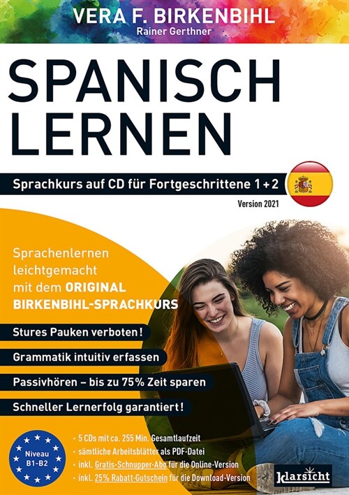 Spanisch lernen fur Fortgeschrittene 1+2 (ORIGINAL BIRKENBIHL), Audio-CD (CD-Audio)