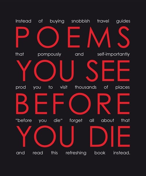 Poems You See Before You Die (Paperback)