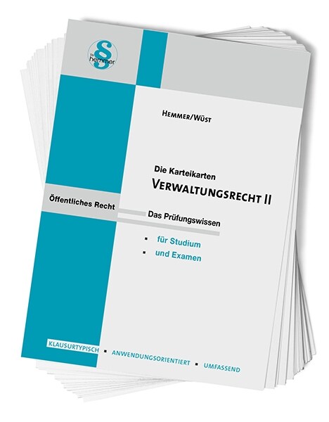 Verwaltungsrecht II (Cards)