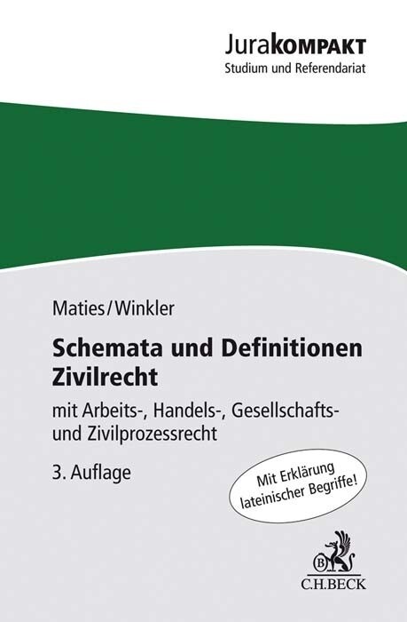 Schemata und Definitionen Zivilrecht (Paperback)