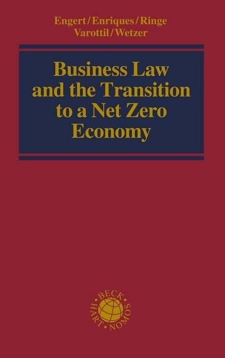 Business Law and the Transition to a Net Zero Economy (Paperback)