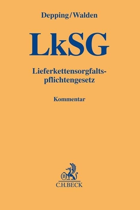 Lieferkettensorgfaltspflichtengesetz (Hardcover)