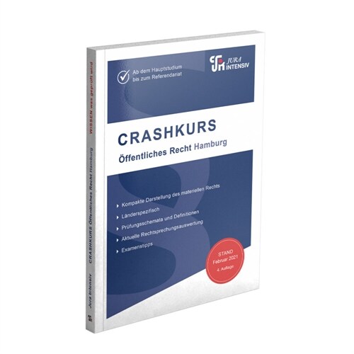 CRASHKURS Offentliches Recht - Hamburg (Paperback)