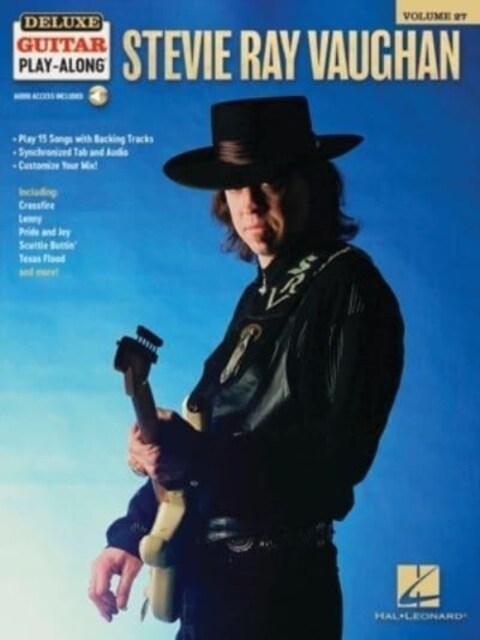 Stevie Ray Vaughan Deluxe Guitar Play-Along Volume 27: 15 Songs with Interactive Backing Tracks (Paperback)