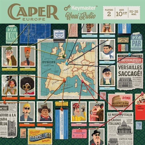 Caper Europe (Board Games)