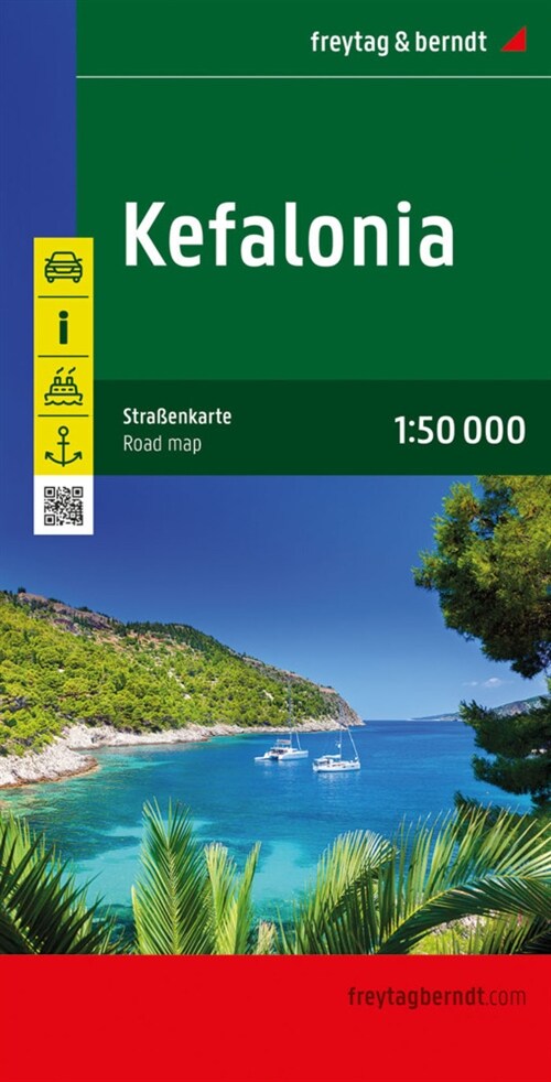 Kefalonia, Straßenkarte 1:50.000, freytag & berndt (Sheet Map)