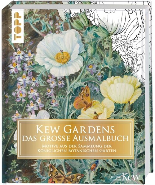 Kew Gardens - das große Ausmalbuch (Hardcover)