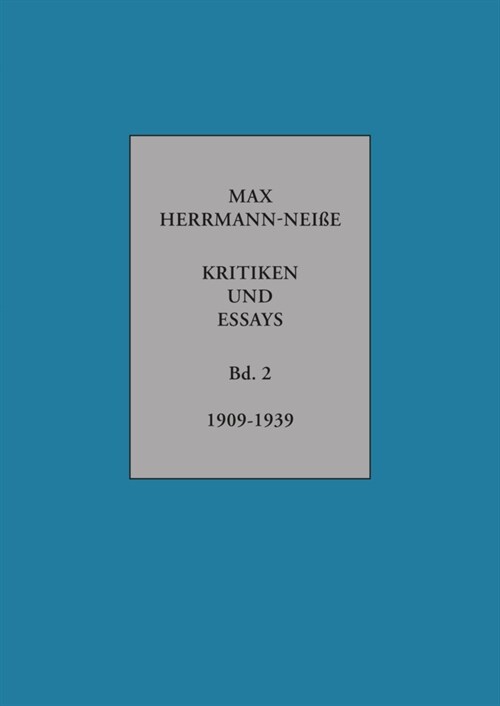 Kritiken und Essays (Hardcover)