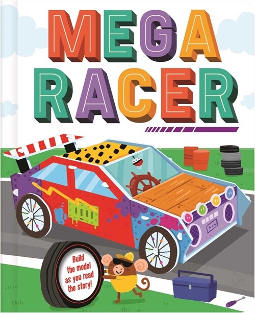 Mega Racer: Build the Model Car as You Read the Story (Paperback)