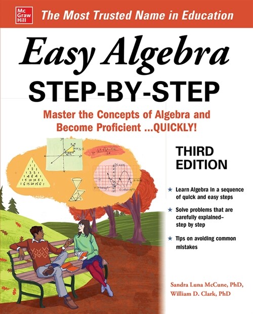 Easy Algebra Step-By-Step, Third Edition (Paperback, 3)