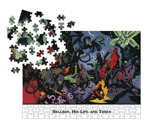 Hellboy His Life and Times Puzzle (Board Games)