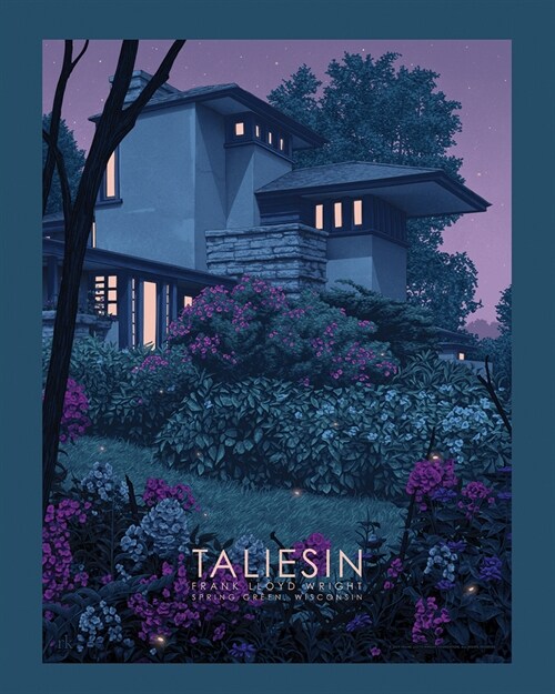 Frank Lloyd Wright Puzzle Collection: Taliesin: Officially Licensed 1,000 Piece Jigsaw Puzzle by Rory Kurtz (Other)