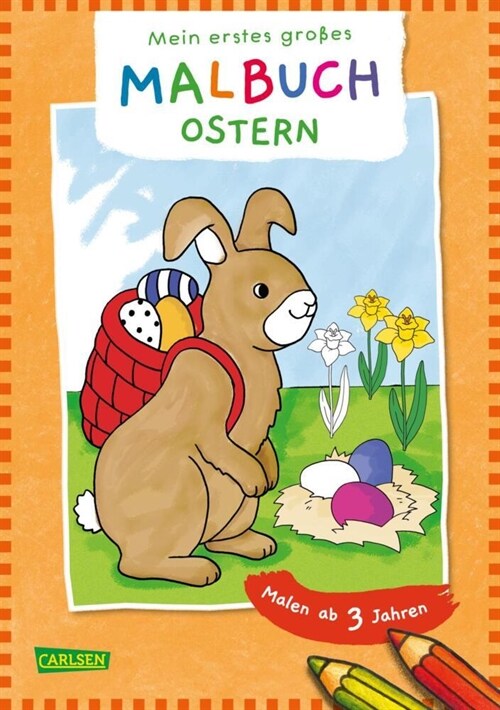 Mein erstes großes Malbuch: Ostern (Paperback)