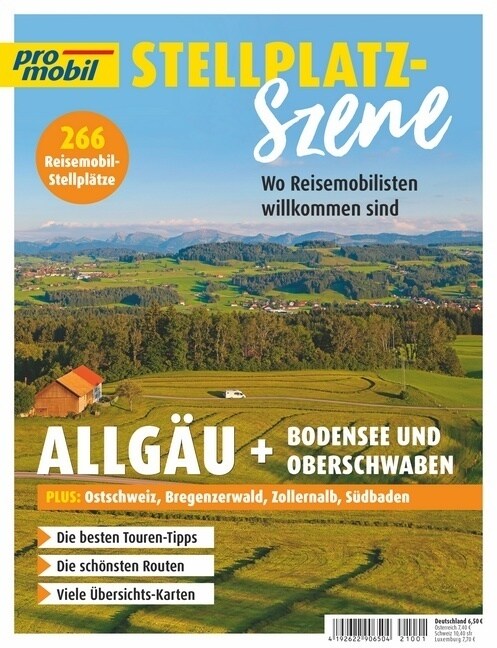 pro mobil Stellplatz-Szene Allgau, Bodensee (Paperback)