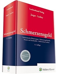 Schmerzensgeld : systematische Erläuterungen, Tabelle, Übersicht Arzthaftung und Verkehrsunfall, Muster und Sterbetafeln, Medizinisches Lexikon / 11. Aufl
