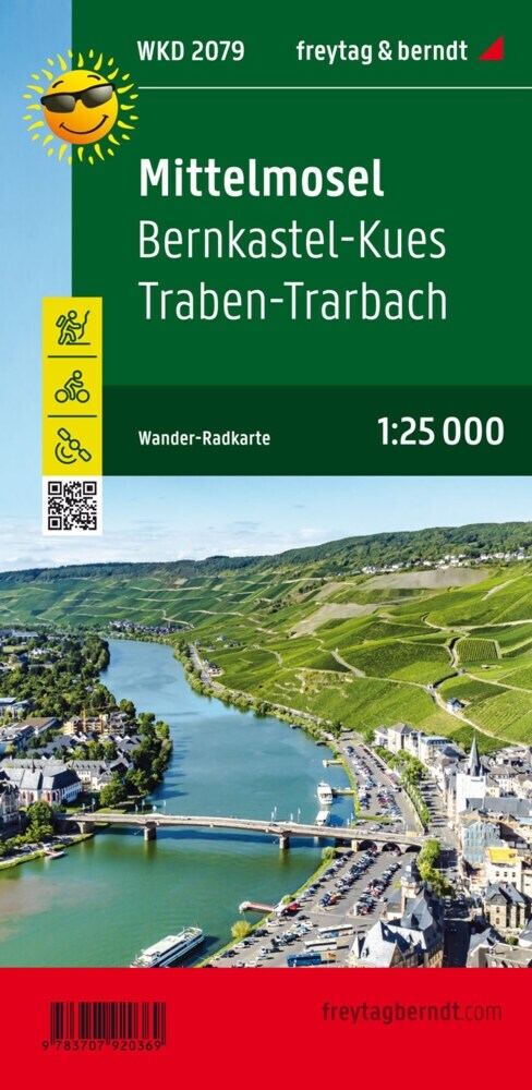 Mittelmosel - Bernkastel-Kues - Traben-Trarbach, Wanderkarte 1:25.000 (Sheet Map)